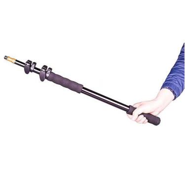 Imagem de Vara De Boom Alumínio c/ 1,70 m p/microfone direcional shotgun,entrevi