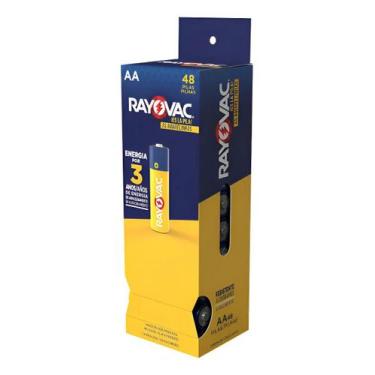 Imagem de Pilha Rayovac As Amarelinhas Pequena AA 48 Pilhas