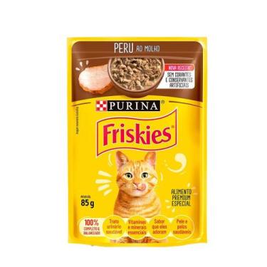 Imagem de Sachê Friskies Peru ao Molho 85g  Purina - Caixa Fechada com 15 Unidad