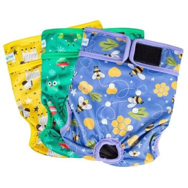 Imagem de Fraldas laváveis e reutilizáveis para cães do sexo feminino Paw Legend