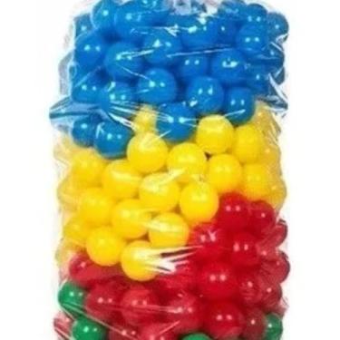 Imagem de Bolinhas para Piscina Coloridas, 200 Unidades, 76mm, Material Resistente, Não Amassa