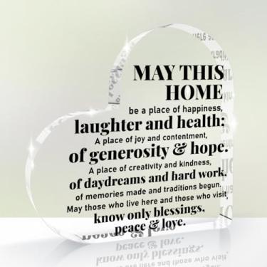 Imagem de Placa decorativa acrílica presentes para homens e mulheres, decorações de mesa para mãe, pai, avó, amigos (Heart1851)