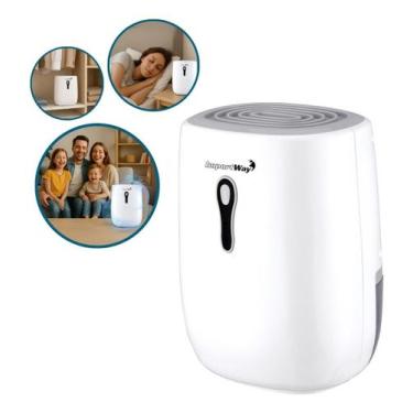 Imagem de Desumidificador De Ar Ambiente Eletrico Antimofo 500ml Portátil c/ Led