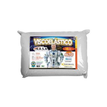 Imagem de Travesseiro Marcbrayn Nasa Viscoelástico Alto 18 cm - Marcbryan