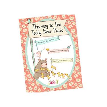 Imagem de Urso de pelúcia para decoração de convites de festa de piquenique (faixa de boas-vindas)