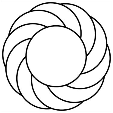 Imagem de Placa Radiestesia Radiônica 17x17 Cm - TURBILHÃO