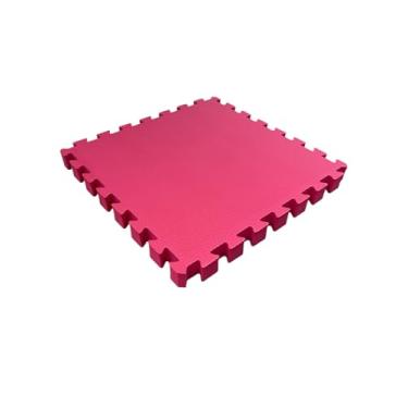 Imagem de Imagem do produto Kit 4 Tapete Tatame Eva + Bordas de Acabamento Loja da Maria 50x50x4cm 40mm cinza escuro (vermelho)