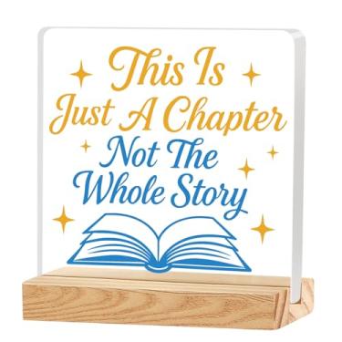 Imagem de Placa de mesa de acrílico motivacional para decoração de escritório em casa, acessórios de mesa, essenciais com citação positiva, presente para mulheres, homens, estudantes, professores, graduação