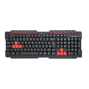Imagem de Teclado Gamer C3 Tech Kg-10bk Multimidia Preto E Vermelho