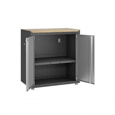 Imagem de Balcão Multiúso Titanium Itatiaia - 2 Portas - Preto C- Cinza