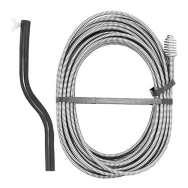 Imagem de Desentupidor de Mola Manual 1,5 m Aço para Cano Ralo Pia e Cozinha