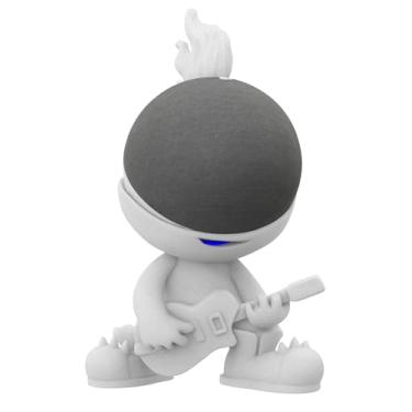 Imagem de Splin Suporte Stand De Mesa para Alexa Smart Speaker Echo Dot 5 ou 4 -Amazon- Star Boy (branco)