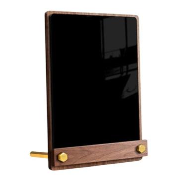 Imagem de Esquirla Mini Quadro Negro, Etiqueta de Mesa, Decorativo, Suporte de Acrílico em Formato de L para Menu, Quadro de Mensagens para Exibição de Cartazes em Lojas, S