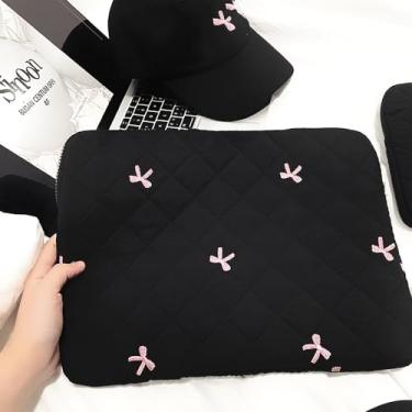 Imagem de Seanai Capa fofa para laptop de 13 a 14 polegadas, bolsa para laptop de 13,3 polegadas compatível com MacBook Air 13.6 / Pro 13 14, HP Acer Dell ASUS, bolsa de computador com estrutura protetora