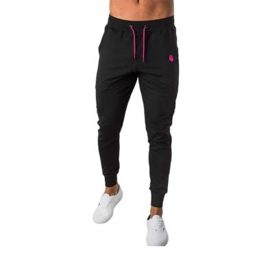 Imagem de Calça De Moletom Calça De Frio Hyve Super Macia E Fresca Preta-Masculino