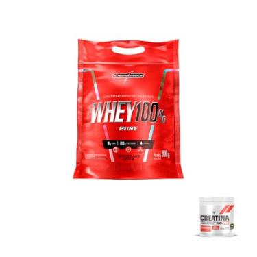 Imagem de Kit IM Whey 100% Pure Cookies and Cream + Creatina Health Labs 300g