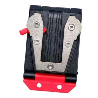 Imagem de Baoblaze Suporte para fita métrica com base para cinto, para pendurar na cintura, armazenamento profissional, compacto, acessório multifuncional de liberação, Td à Esquerda