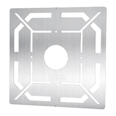 Imagem de MotiveTech Régua para ralo de piso prateada, régua de escala arquitetônica prática, corte preciso de azulejos, acessórios para banheiro, ferramenta para, 5 Cm Aberto