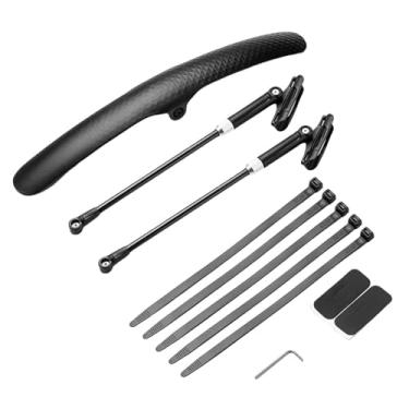 Imagem de Para-lama dianteiro/traseiro para bicicleta de estrada com pneu 700C, fácil instalação, acessórios para bicicletas.(XQ550 1PC)