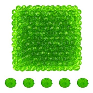 Imagem de Mandala Crafts Contas de cristal briolette verde de 3 mm – 1500 contas de vidro facetadas para fabricação de joias, suprimentos de contas, artesanato DIY, pulseiras, colares, brincos e contas
