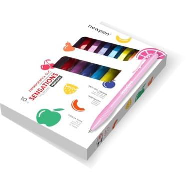 Imagem de Caneta Esferográfica, Clic, Sensations, Estojo com 10 Cores Perfumadas, Newpen