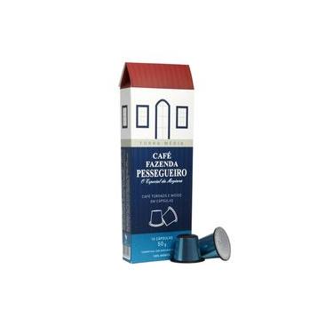 Imagem de Café Fazenda Pessegueiro em cápsulas 10 unidades Café Fazenda Pessegueiro | Cáp. c/ 10 unid. - compatíveis Nespresso