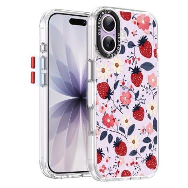 Imagem de GuardCrew Capa para iPhone 17, [proteção contra quedas de grau militar de 3,5 m à prova de colisão] [antiamarelamento e anti-descasca] Capa de telefone fina transparente à prova de choque TPU para