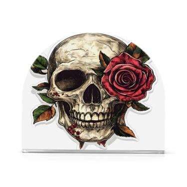 Imagem de xigua Porta-guardanapos de caveira rosa para mesas – Porta-guardanapos para cozinha, porta-guardanapos de mesa, porta-guardanapos de coquetel, porta-guardanapos de papel73