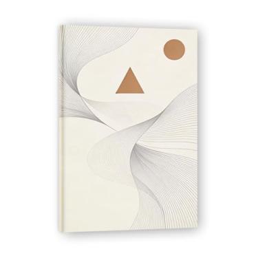 Imagem de Retângulo vazio Arte em tela minimalista: Serenidade tons neutros grande área em branco para decoração de espaço calmo 20 x 30 cm emoldurado