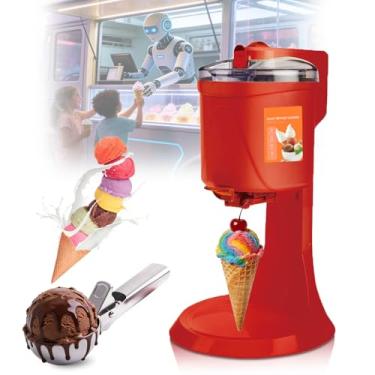 Imagem de MáQuina De Sorvete Soft, MáQuina De Fazer Sorvete Para Uso DoméStico Com Coletor De Bolas De Sorvete, Grande Capacidade De 1000ml, Ideal Para Casa, ReuniõEs E Festas
