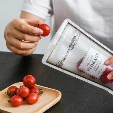 Imagem de Kit 4 Porta Alimentos de Silicone Simple | Reutilizável, Hermético e Sustentável para Armazenamento e Freezer