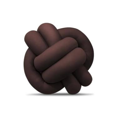 Imagem de Almofada Decorativa Nó Nozinho Escandinavo Sala/Quarto 25x25cm(MARROM)