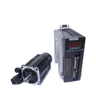 Imagem de AASD-15A Driver 80ST-M02430 Kit de Servo Motor AC 2.39N 750W 3000rpm 220V Monofásico Ac Drive DIY Simuladores de Precisão (Conjunto de Driver Branco, SEM RS485_8M Cabo Blindado)