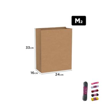 Imagem de Kit Saco Liso SOS Festcolor 34x30x19cm + Fita Cetim 30mm 10m