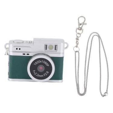 Imagem de EBTOOLS Câmera Mini Chaveiro, Câmera Digital retrô 1080P HD 2MP Com Tela Colorida de 0,96 Polegadas e Memória de 32 GB, Bolso Compacto Com Flash LED e 4 Filtros para Viagens, Gravação (GREEN)