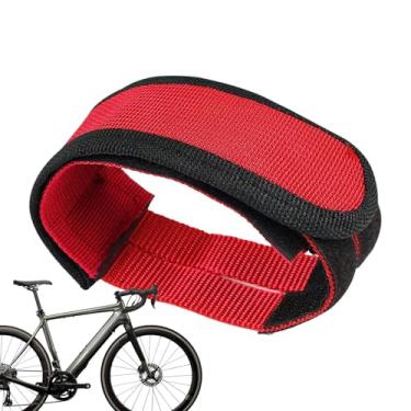 Imagem de Correias de pedal de ciclismo | Cinto antiderrapante de nylon, clipes de dedo do pé tiras , para homens adultos mulheres estrada montanha dobrável treinamento equitação ginásio esportes ao ar