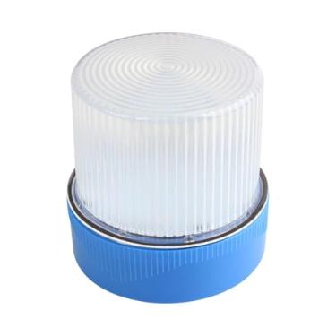 Imagem de menolana Luz de sinalização de emergência intermitente prática de 16V para veículos, reboques, e caminhões, Branco Azul