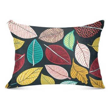 Imagem de Capa de travesseiro de flanela verde escuro com zíper padrão queen king travesseiro bonito travesseiro para cama de casa sofá, tamanho king, 50,8 cm x 101,6 cm