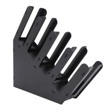 Imagem de Zerodis Suporte de Armazenamento de Copo de café Acrílico, Dispensador de Copo de café de 4 Compartimentos, Design Durável para Cozinha, Escritório, Cafeteria (Angular)