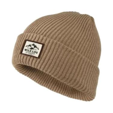 Imagem de Chapéu de malha quente jacquard listra proteção de ouvido quente na mo