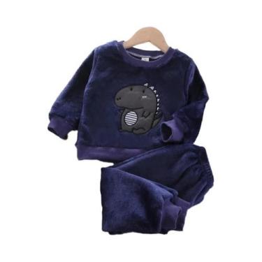 Imagem de Conjuntos De Pijamas De Inverno Para Meninas E Meninos De 2 a 6 Anos, 