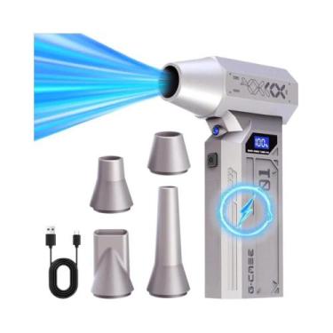 Imagem de Soprador De Ar Elétrico Sem Escovas De 120000RPM, Tipo C Recarregável,