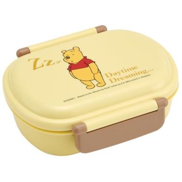 Imagem de Skater QAF2BA-A Caixa Bento infantil, 1 camada de 360 ml (360 ml), feita no Japão, lavável na lava-louças, segura para micro-ondas, Disney Ursinho Pooh e amigos