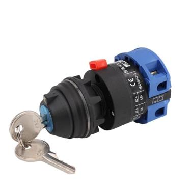 Imagem de LW26-25YS1/1S Interruptor de came rotativo universal de mudança de 22 mm montagem 0-1 chave de bloqueio desligado equipamento de segurança corte de energia 25A 1 peça