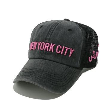 Imagem de Boné de beisebol Trucker Cotton Front Mesh-B New York City - Yiweisai