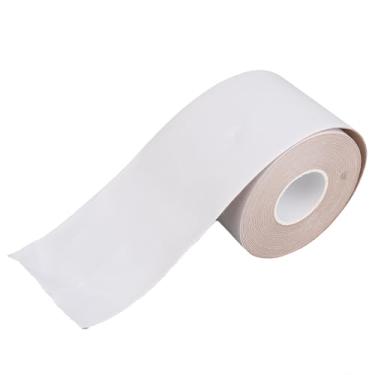 Imagem de Cryfokt Almofada Adesiva de Calcanhar Marrom Resistente Ao Desgaste para Prevenção de Bolhas para Pés Fita Cortável para Trabalhadores de Escritório, Atletas Tecido de Fiapos de 4,9 Jardas