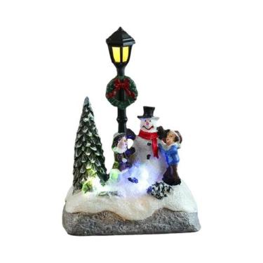 Imagem de Luminária De Natal Em Forma De Boneco De Neve LED, Ornamentos De Rua, 