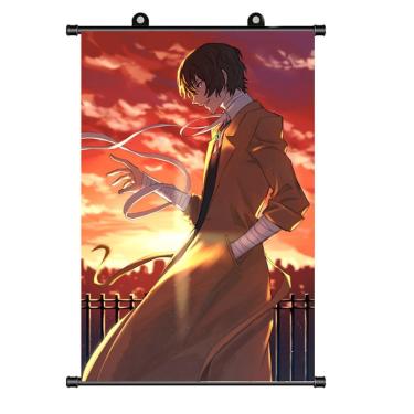 Imagem de Arte de parede em tela Bungos Stray Dogs Dazais Osamus Anime 40x60cm