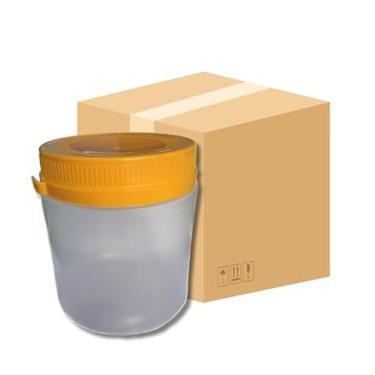 Imagem de Pote Plástico para Mel Tampa Rosca e Lacre 1kg - Caixa 24 un