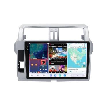 Imagem de JOYING Rádio automotivo para Toyota Land Cruiser Prado 150 2014-2017, tela sensível ao toque 2K QLED de 10,4 polegadas, Android 13, estéreo, 12 GB + 256 GB com CarPlay e Android Auto, GPS, Bluetooth